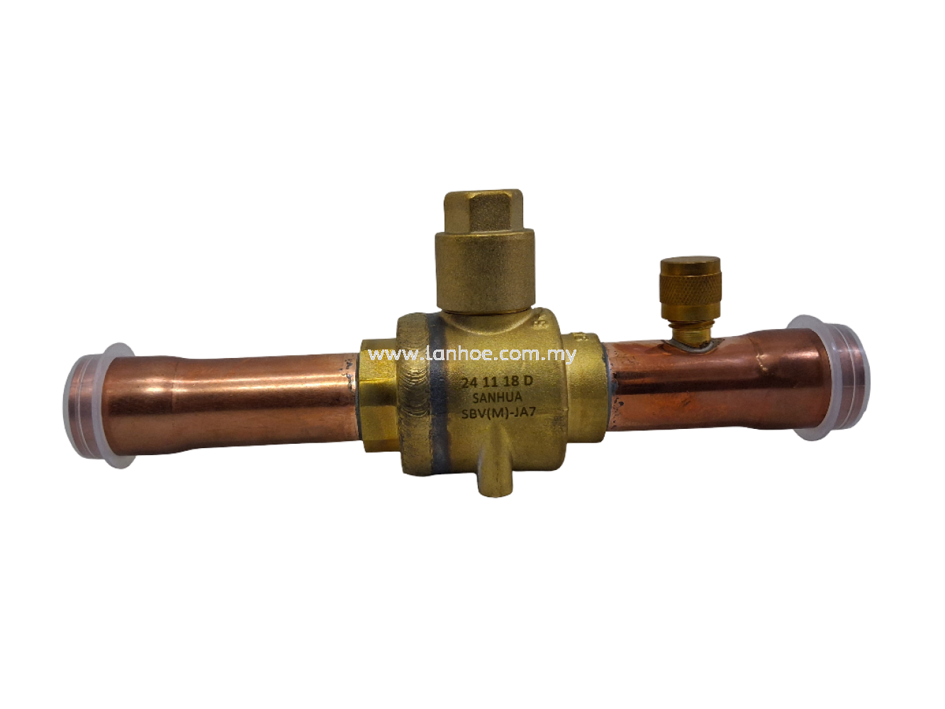 SANHUA SBV(M)-JA7YHSY-1-SA BALL VALVE 7/8'' WITH ACCESS VALVE (SBV-13028)