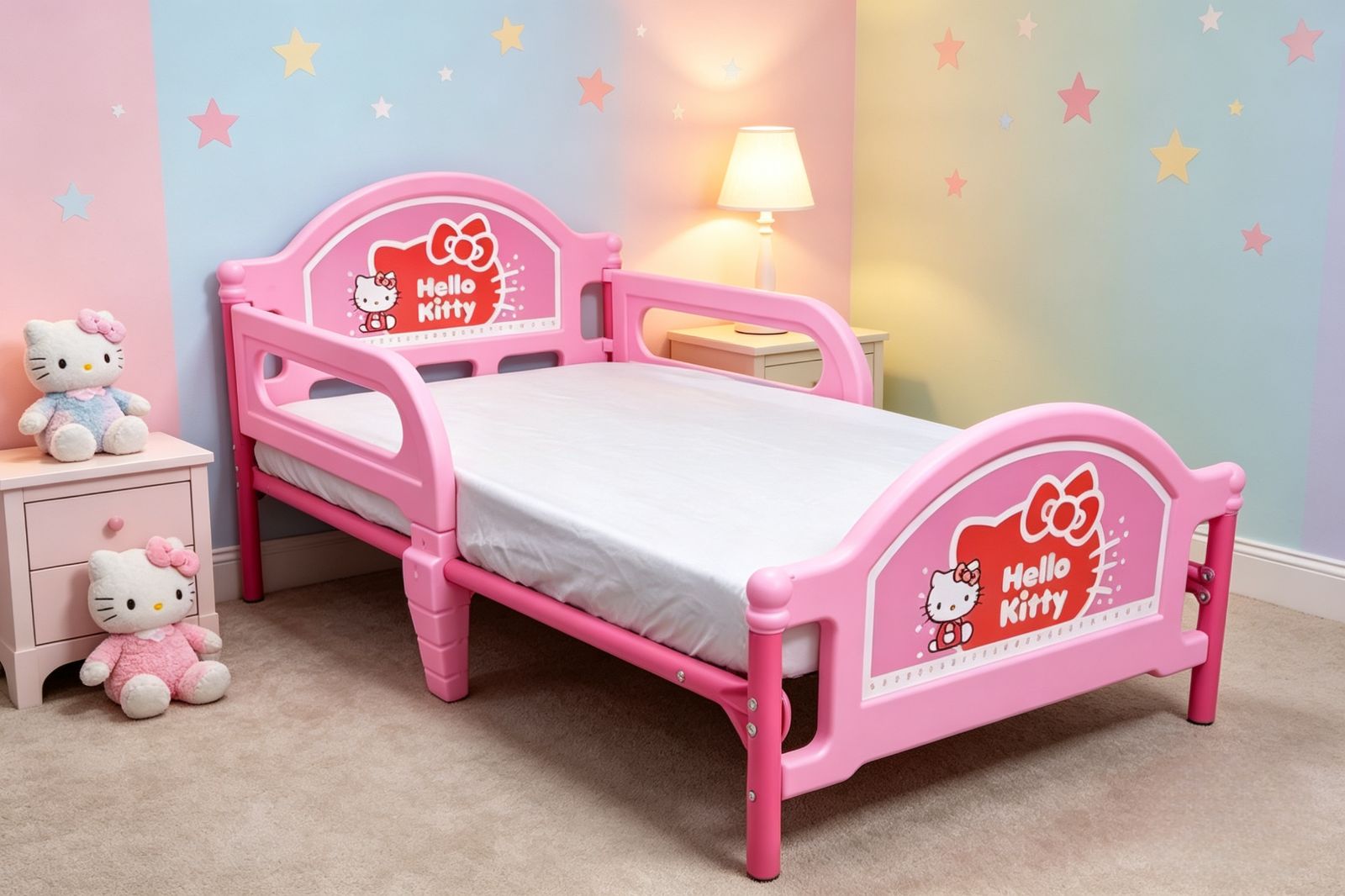 Hello Kitty 孩童铁床套装