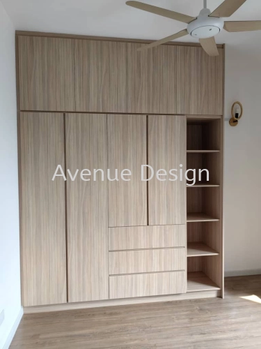 Swing Door Wardrobe Works at Sunway Serene