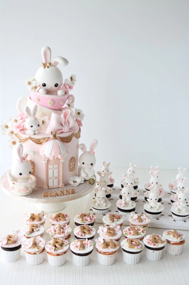 Bunny Rabbit Party Cake Set