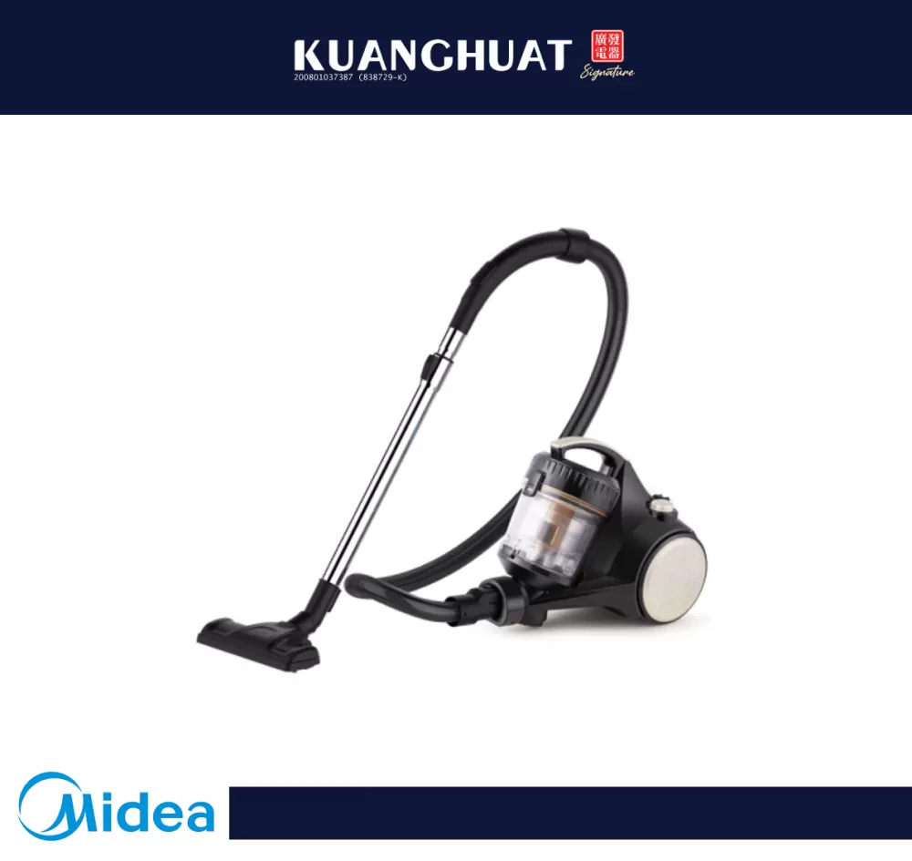 [PRE-ORDER 7 DAYS] MIDEA Canister Bagless Vacuum Cleaner with HEPA Filter (1800W) MVC-V18K-BG