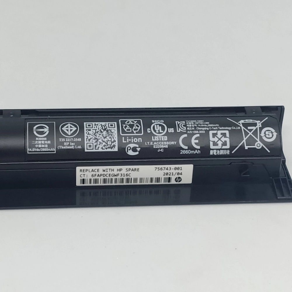 756743-001 (VI04) HP Battery For HP Pavilion Envy 14 15 17 Series