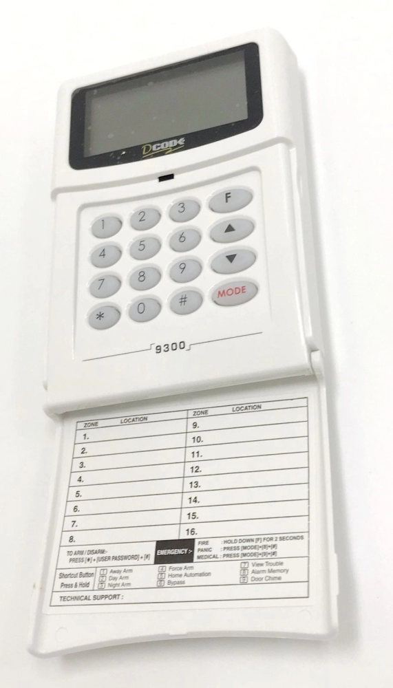 Dcod 9300 9 Zone LCD Keypad for Alarm System