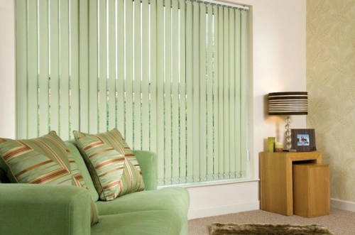 Vertical Blinds Light Green