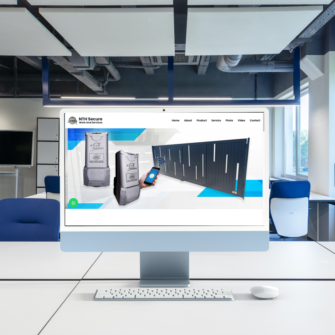 NTH Secure Work And Services Website Design & SEO Case Study | Aluminium Trackless Auto Gate Perak in Perak