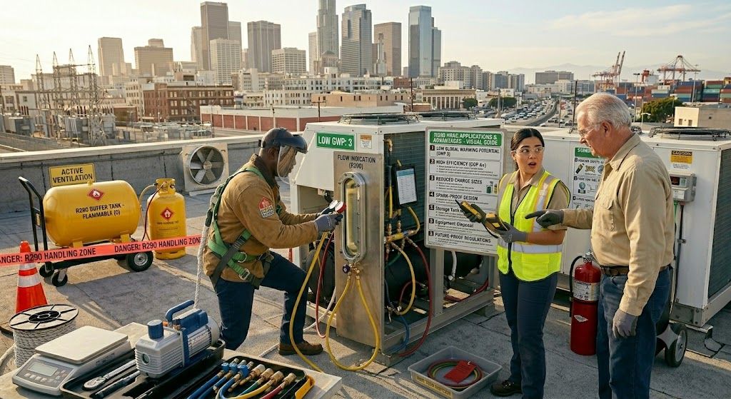 R290 HVAC applications