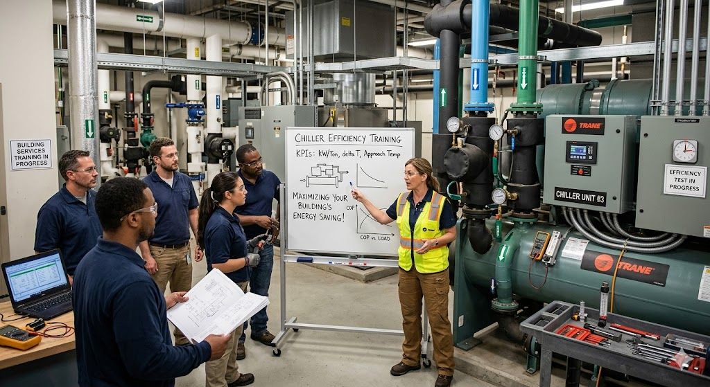Building service chiller efficiency training