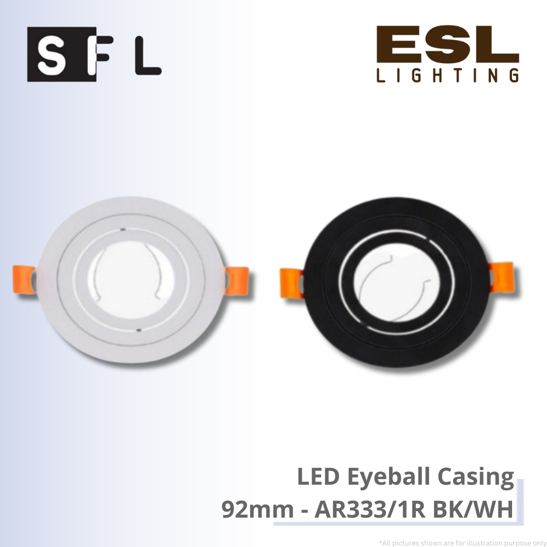 SFL LED Eyeball Casing 92mm - AR333/1R BK/WH