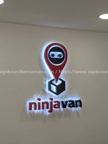 NINJA VAN 3DBOX UP LED BACKLIT SIGNBOARD SIGNAGE AT TERENGGANU KEMAMAN