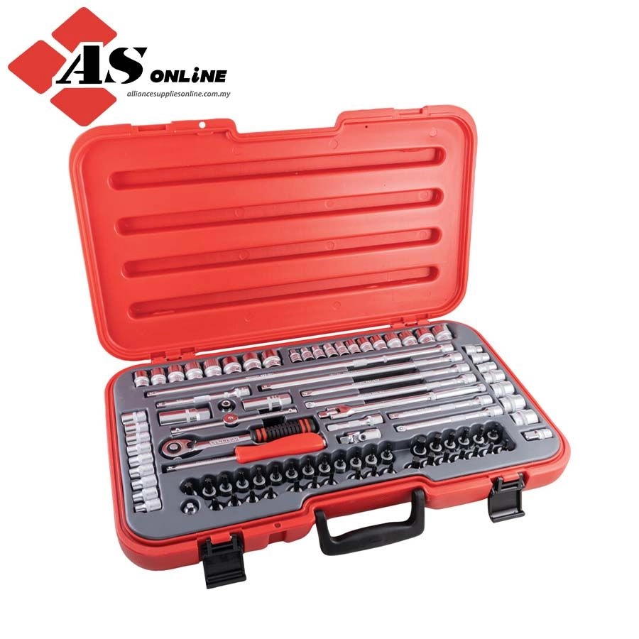 KENNEDY 3/8in. Socket Set, Imperial/Metric/Whitworth, Set of 90 / Model: KEN5826185K