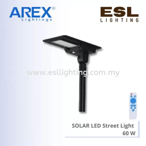 AREX SOLAR LED STREET LIGHT 60W - AR-SSLW-60W-6 IP65