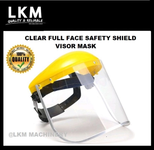 FULL FACE SAFETY SHIELD VISOR WITH GEAR 