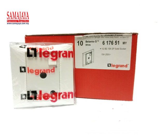 Legrand 617651 Belanko-S/ Belanko S 15A 1 Gang Switch Socket