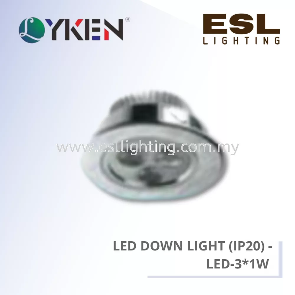 LYKEN ECO-LITE LED DOWNLIGHT IP20 - L2000-3WD / L2000-3WW