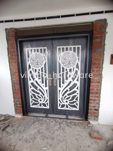 P6-L324  6'X7'  Lasercut Series Safety Door Main Door Use Supply and Provide Installation