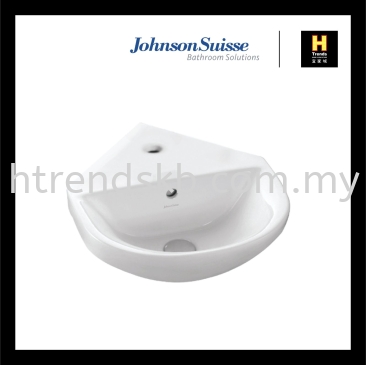 Johnson Suisse Windsor Corner Wall Hung Basin (WBSAWC100WW)