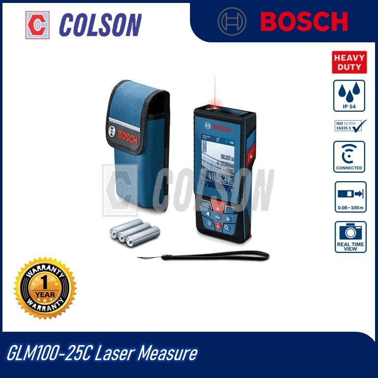 BOSCH Professional GLM100-25C Laser Measure / Rangefinder