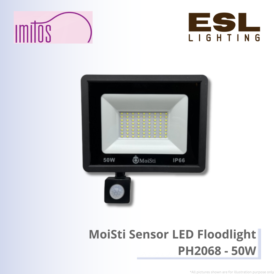 IMITOS MoiSti Sensor LED Floodlight PH2068 - 50W IP66