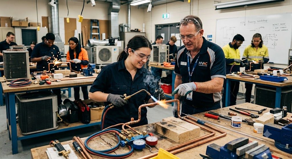 HVAC brazing workshop training course