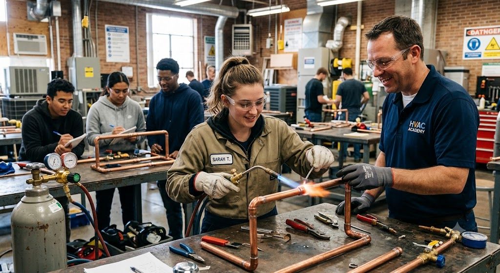 HVAC brazing training course