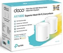 TL-DECO X20 2pack- Whole Home Mesh Wi-Fi 6