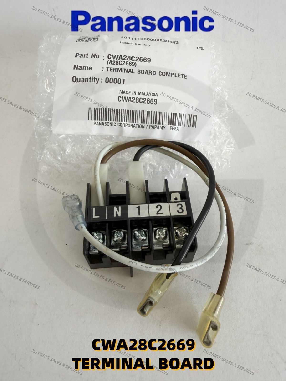 CWA28C2669 Panasonic Terminal Board