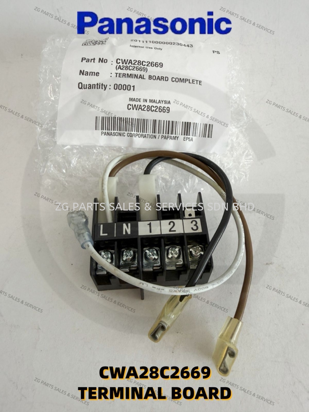 CWA28C2669 Panasonic Terminal Board