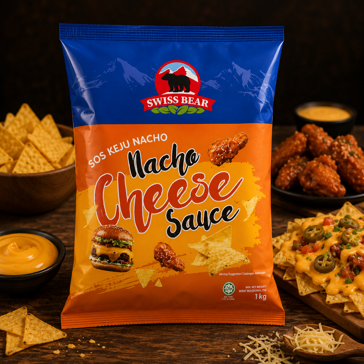 Swiss Bear Nacho Cheese Sauce 1KG