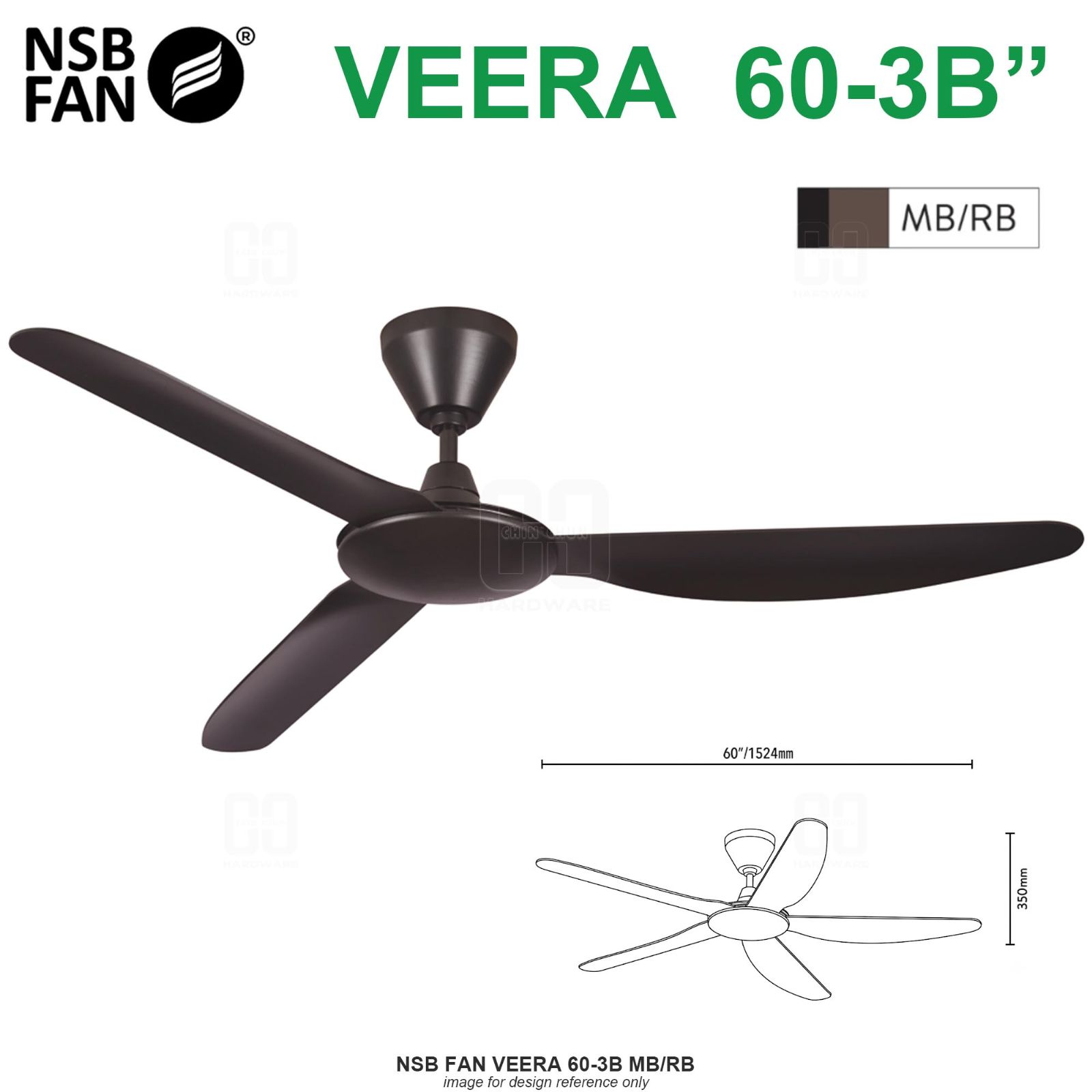 NSB FAN VEERA 60-3B MB/RB