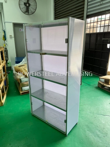 Customize Acrylic door/ Existing stainless steel rack