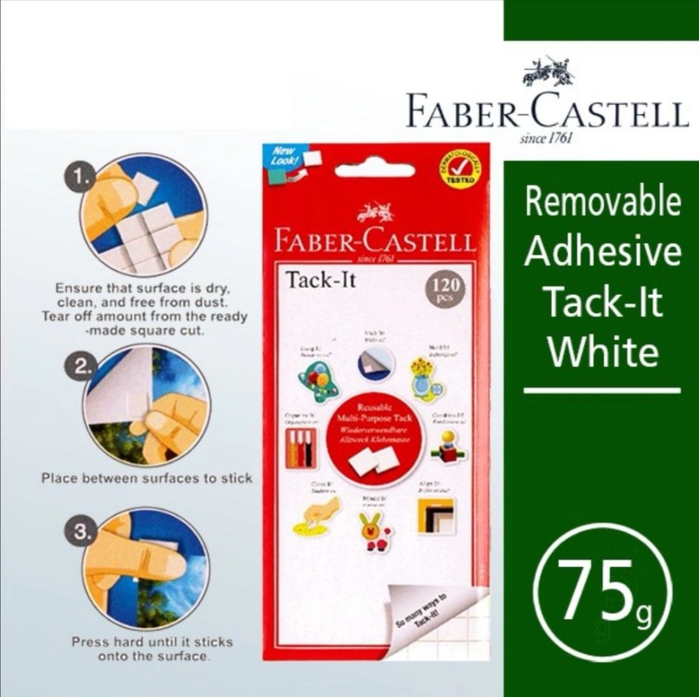 Faber-Castell Tack-It Multipurpose Adhesive, Non-Toxic Reusable
