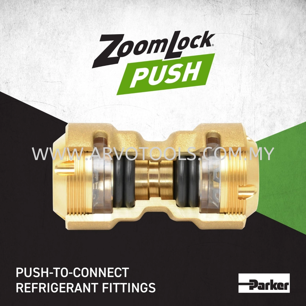 ZoomLock PUSH Push-to-Connect Refrigerant Fittings