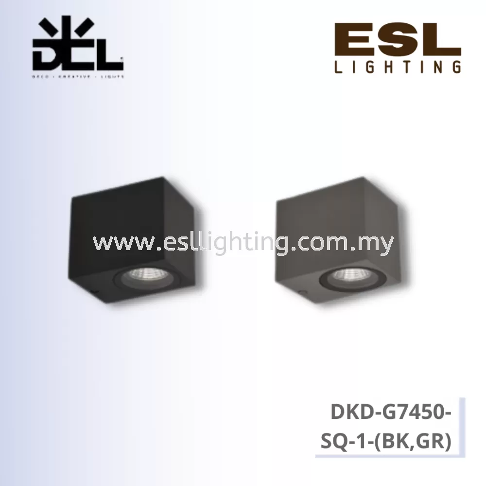 DCL OUTDOOR LIGHT DKD-G7450-SQ-1-(BK,GR)