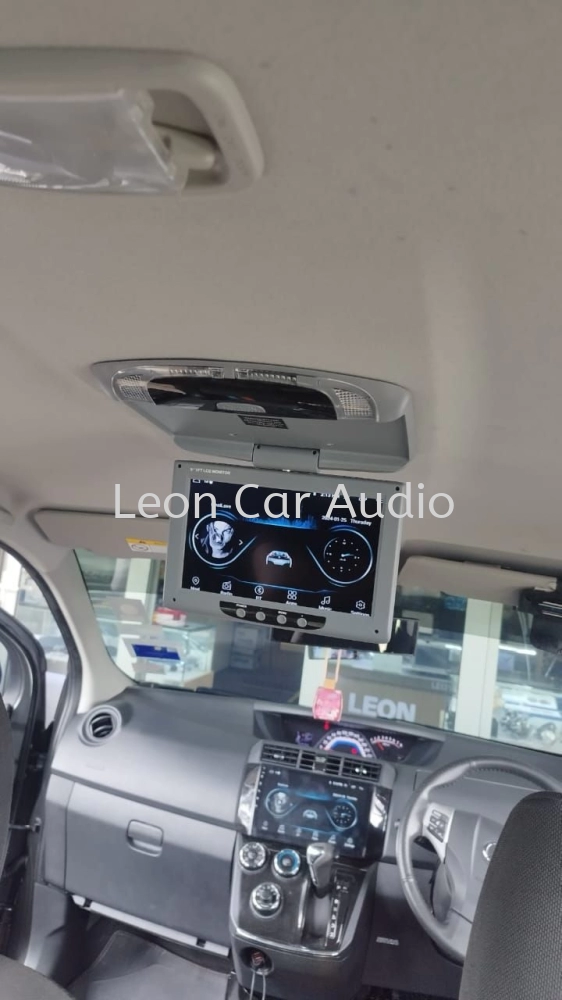 Perodua alza 9" fhd roof led monitor