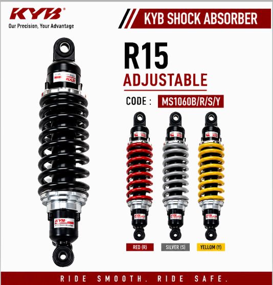 KAYABA R15 Adjustable REAR ABSORBER MS1060B/R/S/Y