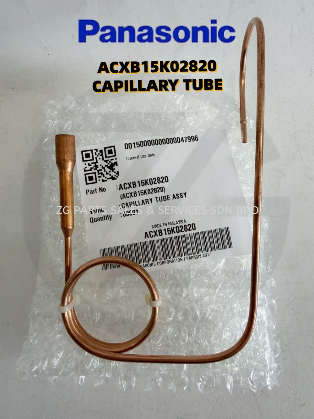 ACXB15K02820 CAPILLARY TUBE ASSY