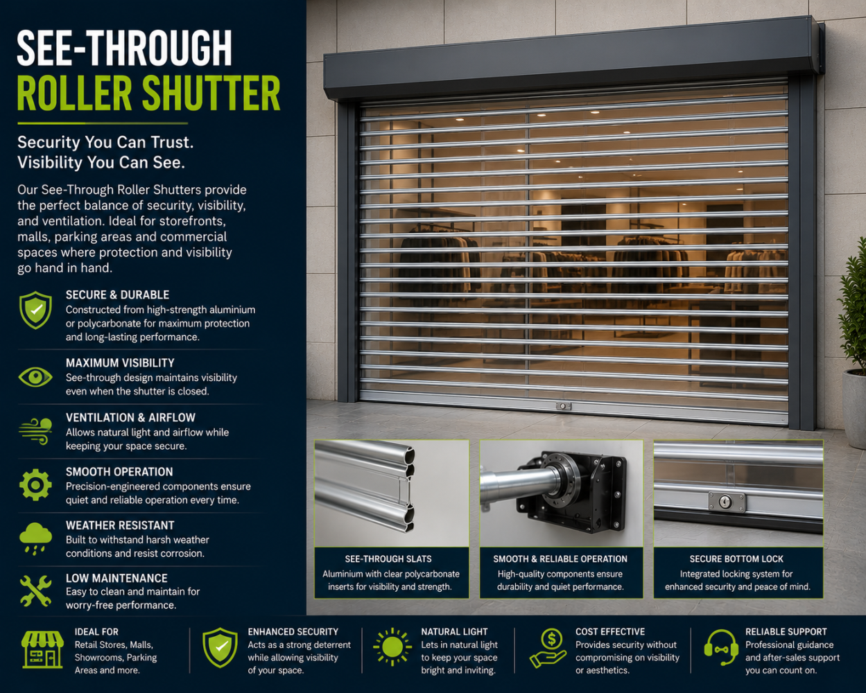 See-Through Roller Shutter