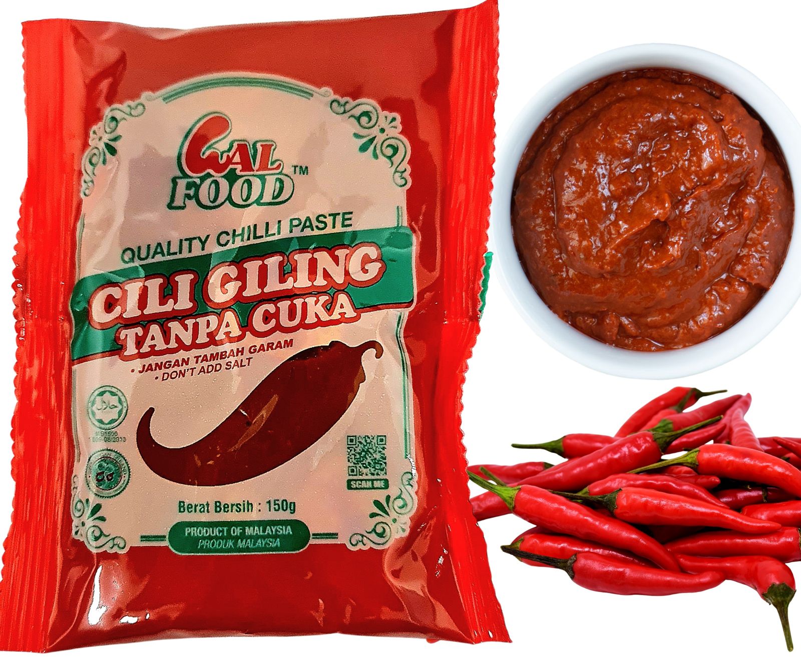 Ground Chili Walfood Brand 150 Grams RM2.25 X 20 Units C.Dwi Makmur