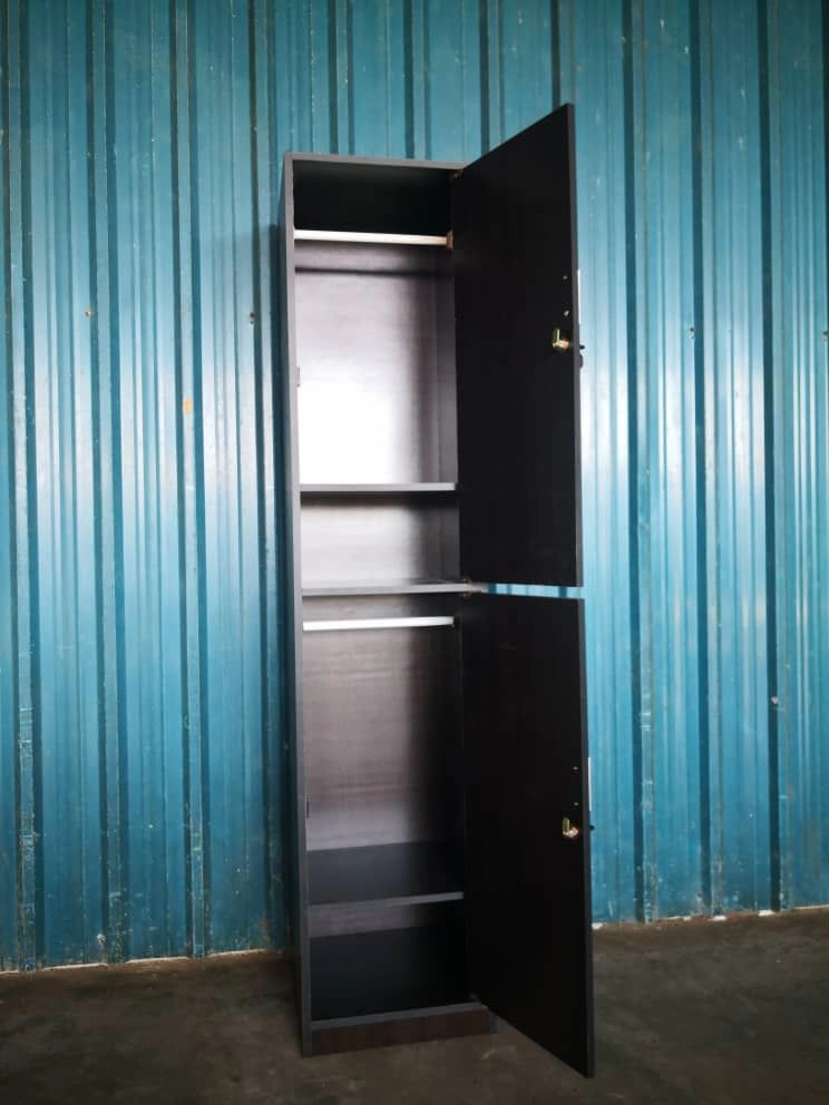 2 Compartment Wooden Locker | Loker Almari 2 Pintu Kayu | Loker Asrama Kayu Sekolah Kilang Asrama | Pembekal perabot Asrama Loker Kayu | Hostel Furniture Supplier | Cheras | KL | Klang | Batu Kawan | Ipoh | Kuala Kangsar