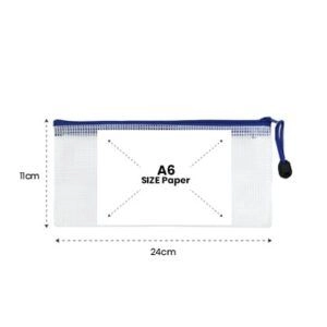 PVC Transparent Netting Pouch - A6 Size