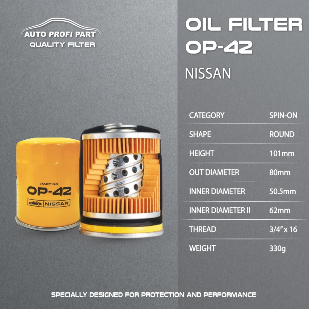 Auto Profi Part Engine Oil Filter OP-42 Nissan