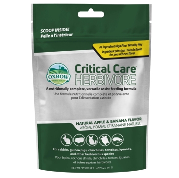 Oxbow Critical Care Herbivore Natural Apple & Banana Flavor (141g)