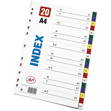 PLASTIC INDEX DIVIDER A4 (A-Z)
