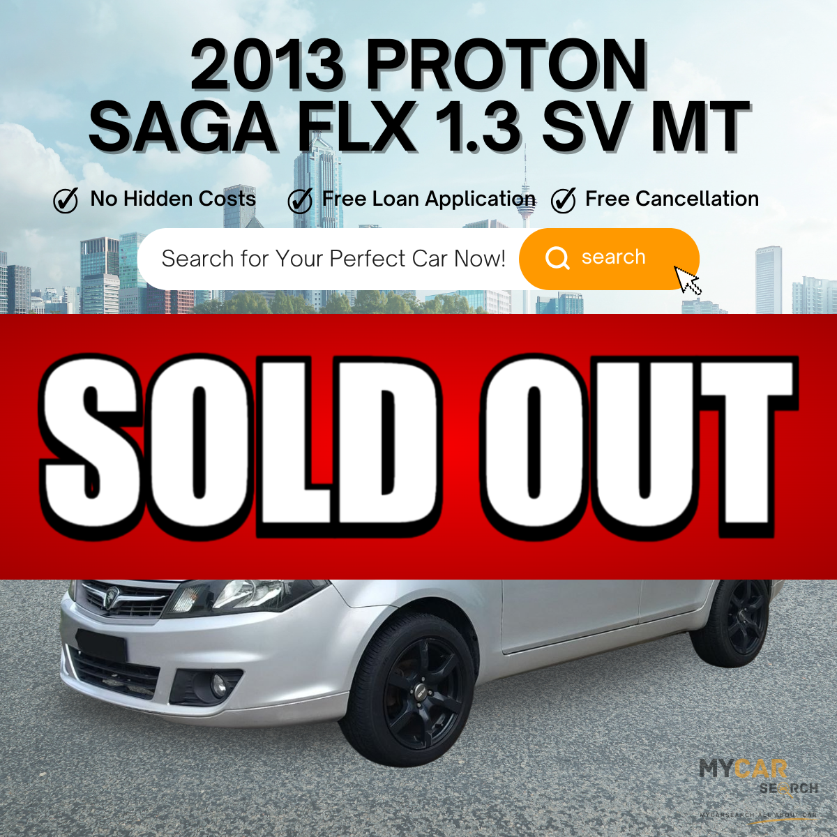 2013 PROTON SAGA FLX 1.3 SV MT