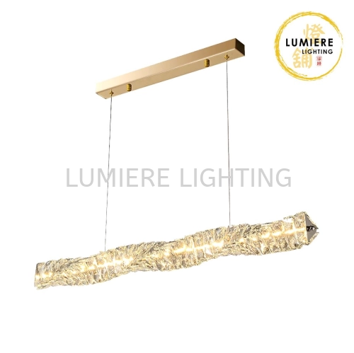 Post Modern Nordic Luxury Crystal Long Pendant Light