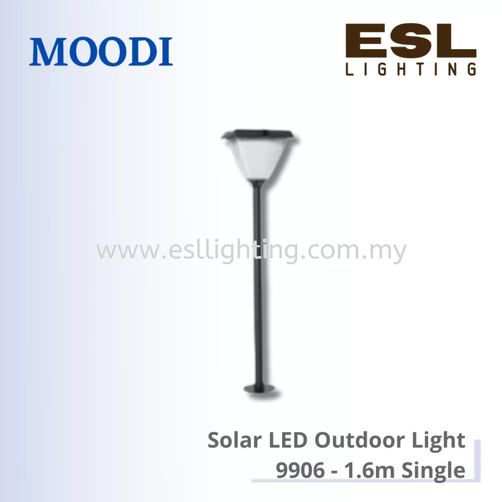 MOODI Solar LED Outdoor Light Single 1.6meter - 9906