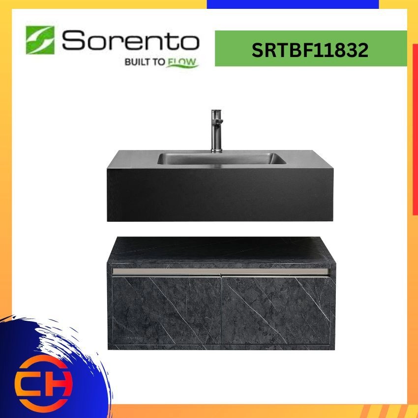 SORENTO BASIN CABINET SRTBF11832 3 IN 1 BATHROOM FURNITURE 