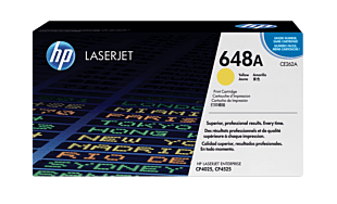 HP 648A Yellow Original LaserJet Toner Cartridge CE262A