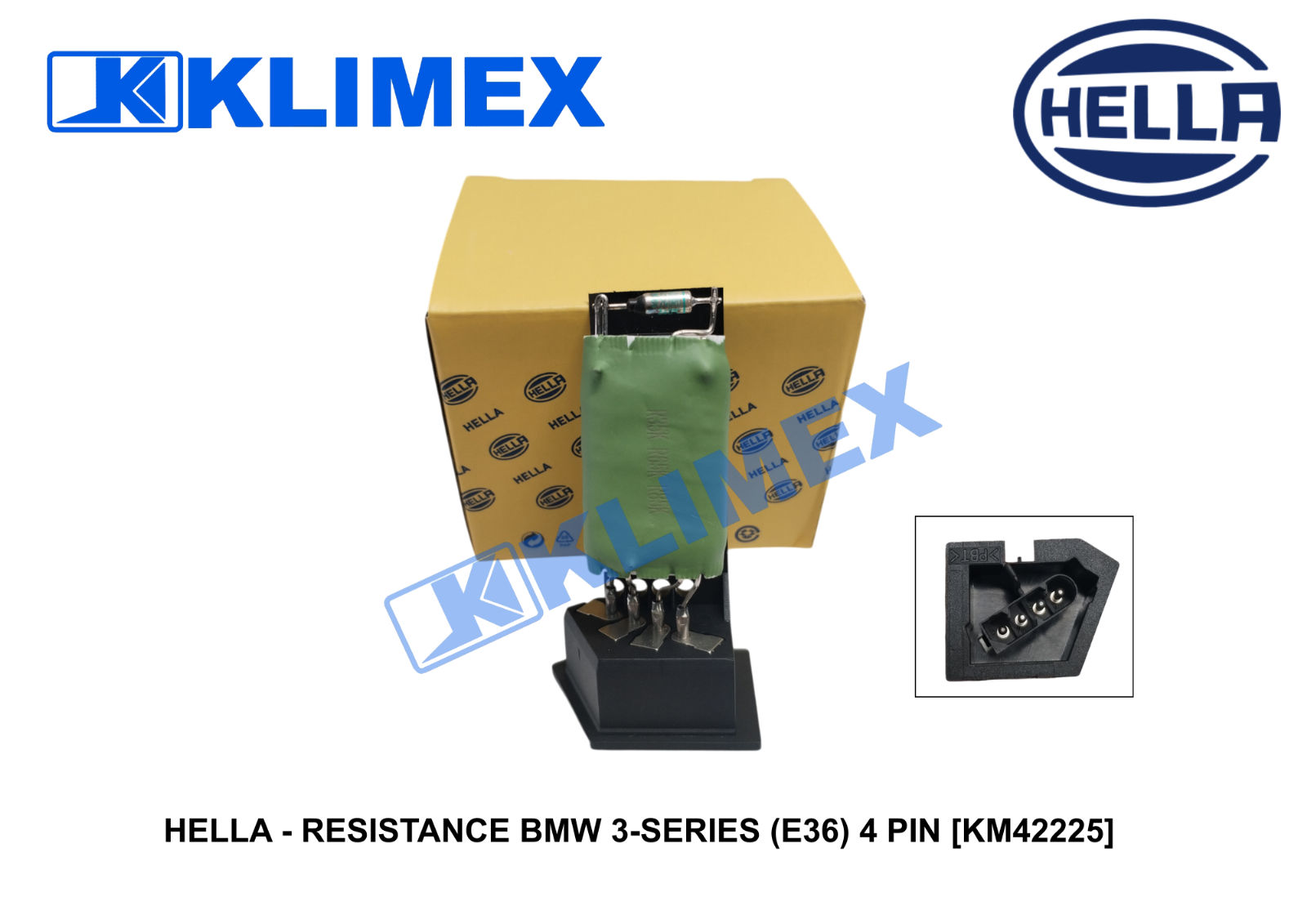 HELLA - RESISTANCE BMW 3-SERIES (E36) 4 PIN [KM42225]