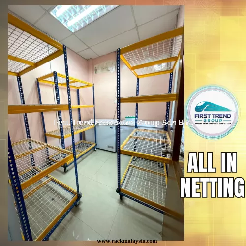 Boltless Rack with NETTING SHELVINGS